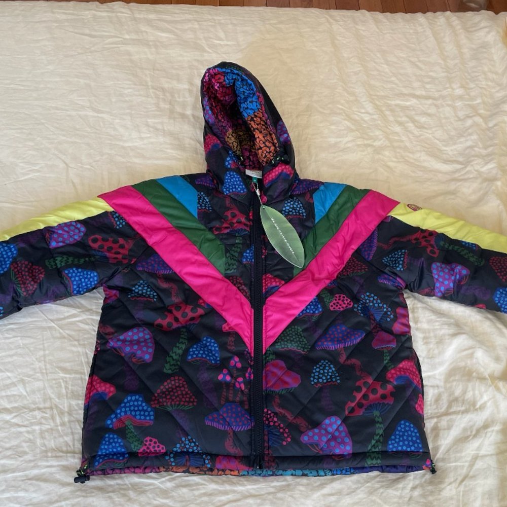 COPY - FARM Rio Colorful Reversible Puffer Jacket